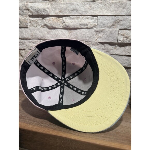 TISA Vizion Club Member Hat Pink Teal Fitted 7 1/2 HeadGear Classics Brand - Picture 4 of 6